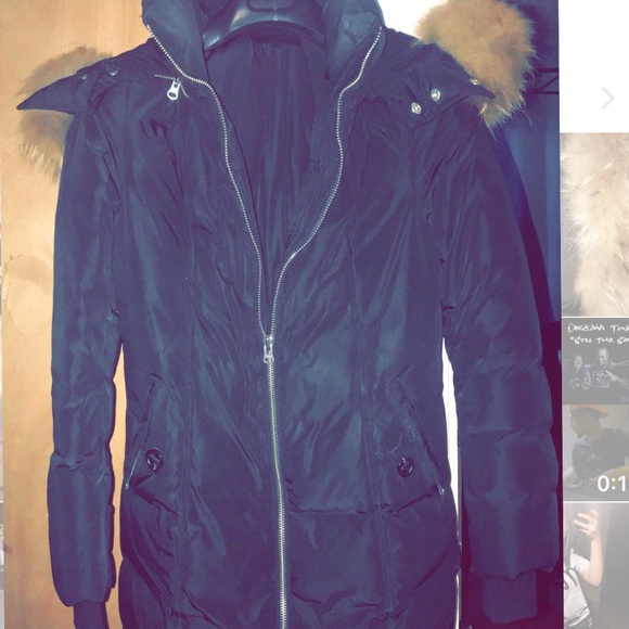 BLACK MACKAGE PUFFER DOWN JACKET - Picture 2 of 2